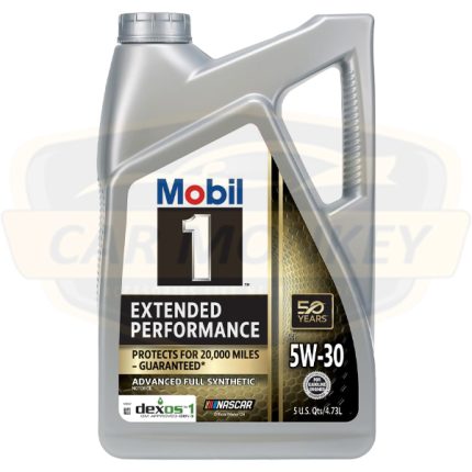 Mobil 1 Extended Performance Full Synthetic High Mileage Engine Oil 5W-30 (4.73 Liter)