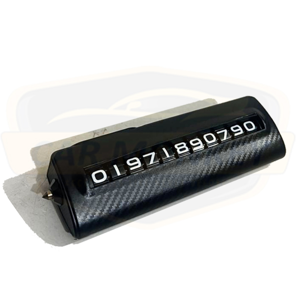 Carbon fiber phone number display Carbon fiber phone number display
